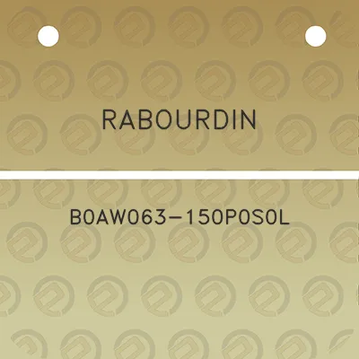 rabourdin-b0aw063-150p0s0l