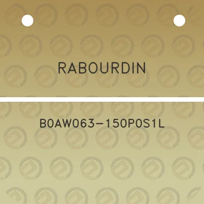 rabourdin-b0aw063-150p0s1l