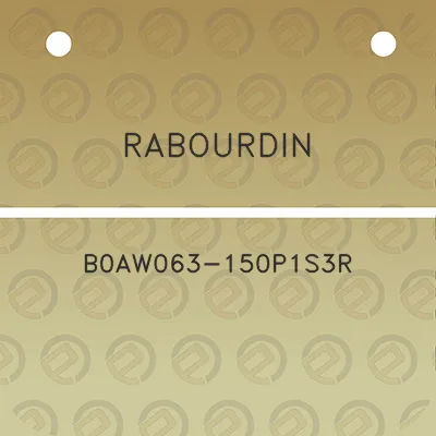 rabourdin-b0aw063-150p1s3r