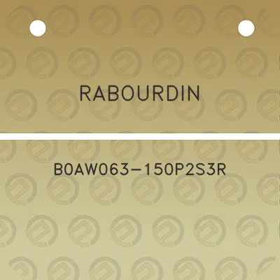 rabourdin-b0aw063-150p2s3r