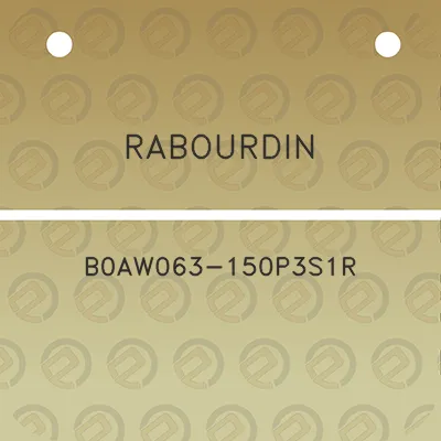rabourdin-b0aw063-150p3s1r