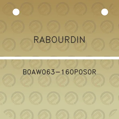 rabourdin-b0aw063-160p0s0r