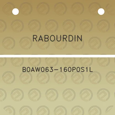 rabourdin-b0aw063-160p0s1l