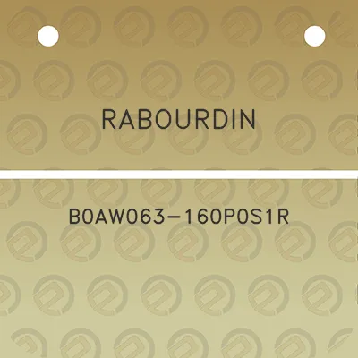 rabourdin-b0aw063-160p0s1r