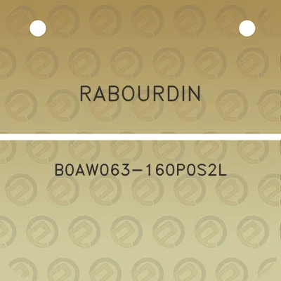 rabourdin-b0aw063-160p0s2l