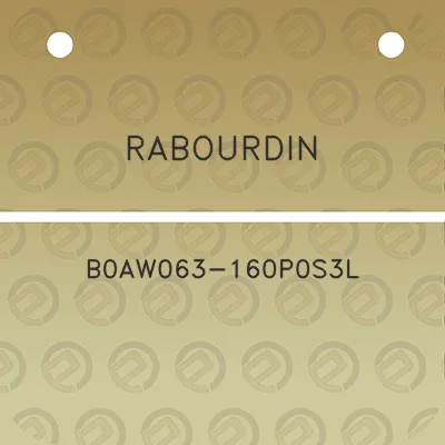 rabourdin-b0aw063-160p0s3l