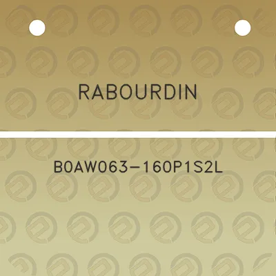 rabourdin-b0aw063-160p1s2l