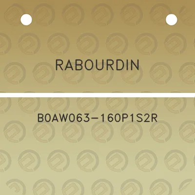 rabourdin-b0aw063-160p1s2r