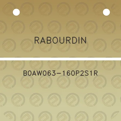 rabourdin-b0aw063-160p2s1r