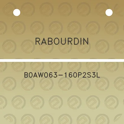 rabourdin-b0aw063-160p2s3l