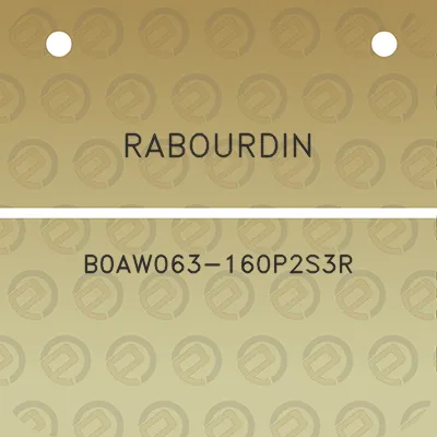 rabourdin-b0aw063-160p2s3r