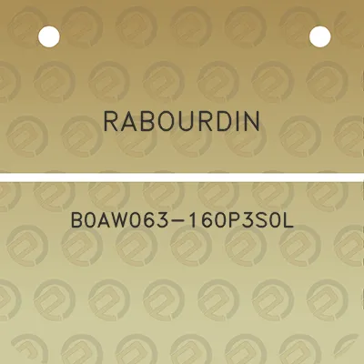 rabourdin-b0aw063-160p3s0l