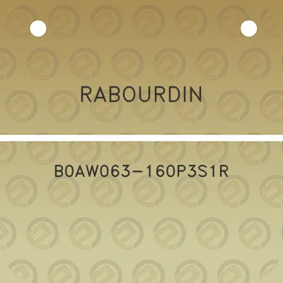 rabourdin-b0aw063-160p3s1r