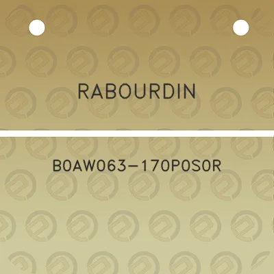 rabourdin-b0aw063-170p0s0r