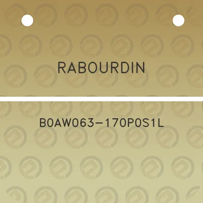 rabourdin-b0aw063-170p0s1l