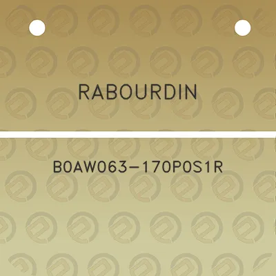 rabourdin-b0aw063-170p0s1r