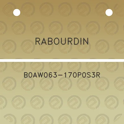 rabourdin-b0aw063-170p0s3r