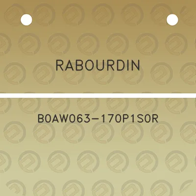 rabourdin-b0aw063-170p1s0r