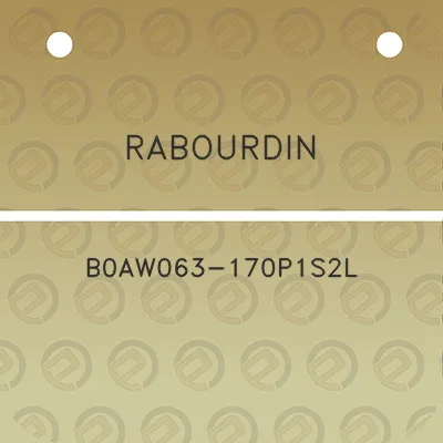 rabourdin-b0aw063-170p1s2l