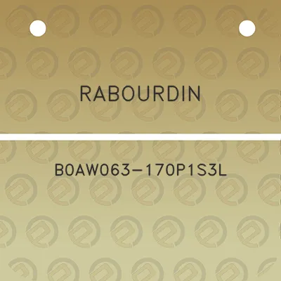 rabourdin-b0aw063-170p1s3l