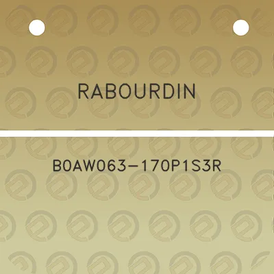 rabourdin-b0aw063-170p1s3r