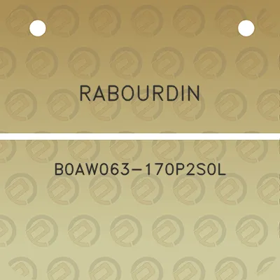 rabourdin-b0aw063-170p2s0l