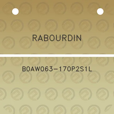 rabourdin-b0aw063-170p2s1l