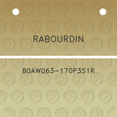 rabourdin-b0aw063-170p3s1r