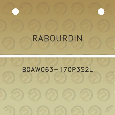 rabourdin-b0aw063-170p3s2l