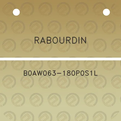 rabourdin-b0aw063-180p0s1l