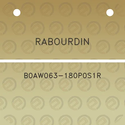 rabourdin-b0aw063-180p0s1r