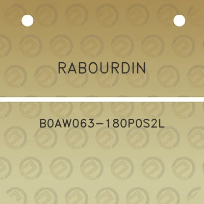 rabourdin-b0aw063-180p0s2l