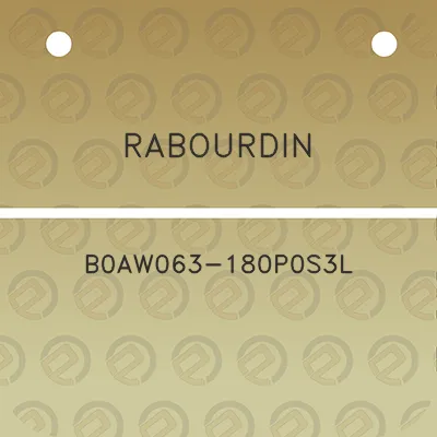 rabourdin-b0aw063-180p0s3l