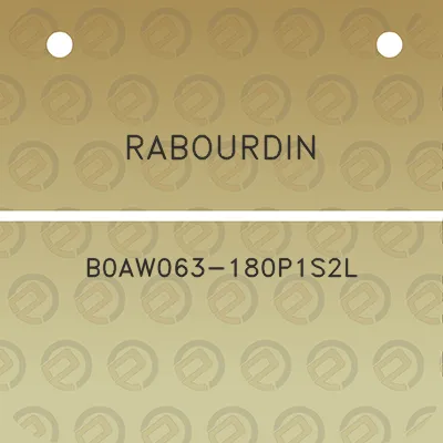 rabourdin-b0aw063-180p1s2l