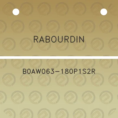 rabourdin-b0aw063-180p1s2r