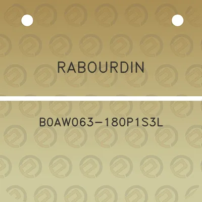 rabourdin-b0aw063-180p1s3l