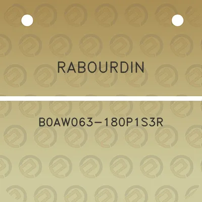 rabourdin-b0aw063-180p1s3r