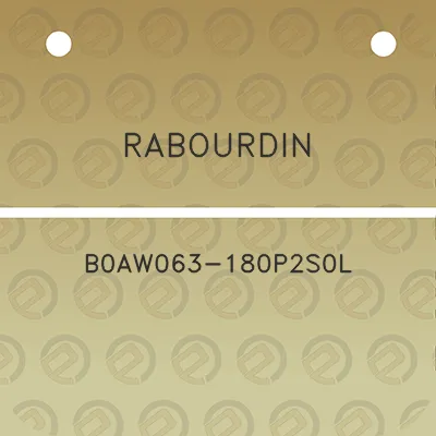 rabourdin-b0aw063-180p2s0l