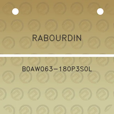 rabourdin-b0aw063-180p3s0l