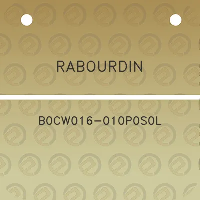 rabourdin-b0cw016-010p0s0l