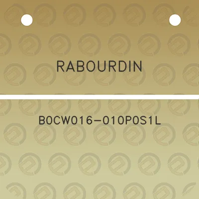 rabourdin-b0cw016-010p0s1l