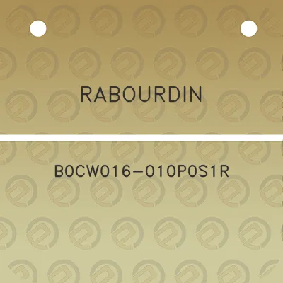 rabourdin-b0cw016-010p0s1r