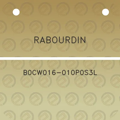 rabourdin-b0cw016-010p0s3l