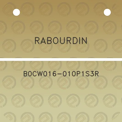 rabourdin-b0cw016-010p1s3r