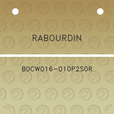 rabourdin-b0cw016-010p2s0r