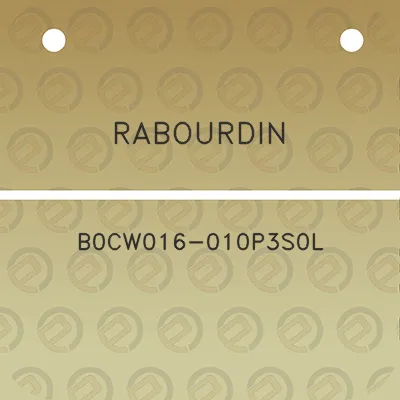 rabourdin-b0cw016-010p3s0l