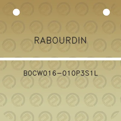 rabourdin-b0cw016-010p3s1l