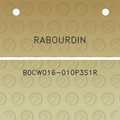 rabourdin-b0cw016-010p3s1r