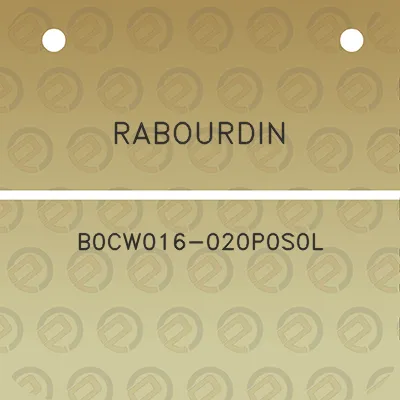 rabourdin-b0cw016-020p0s0l