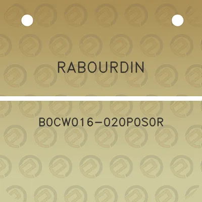 rabourdin-b0cw016-020p0s0r